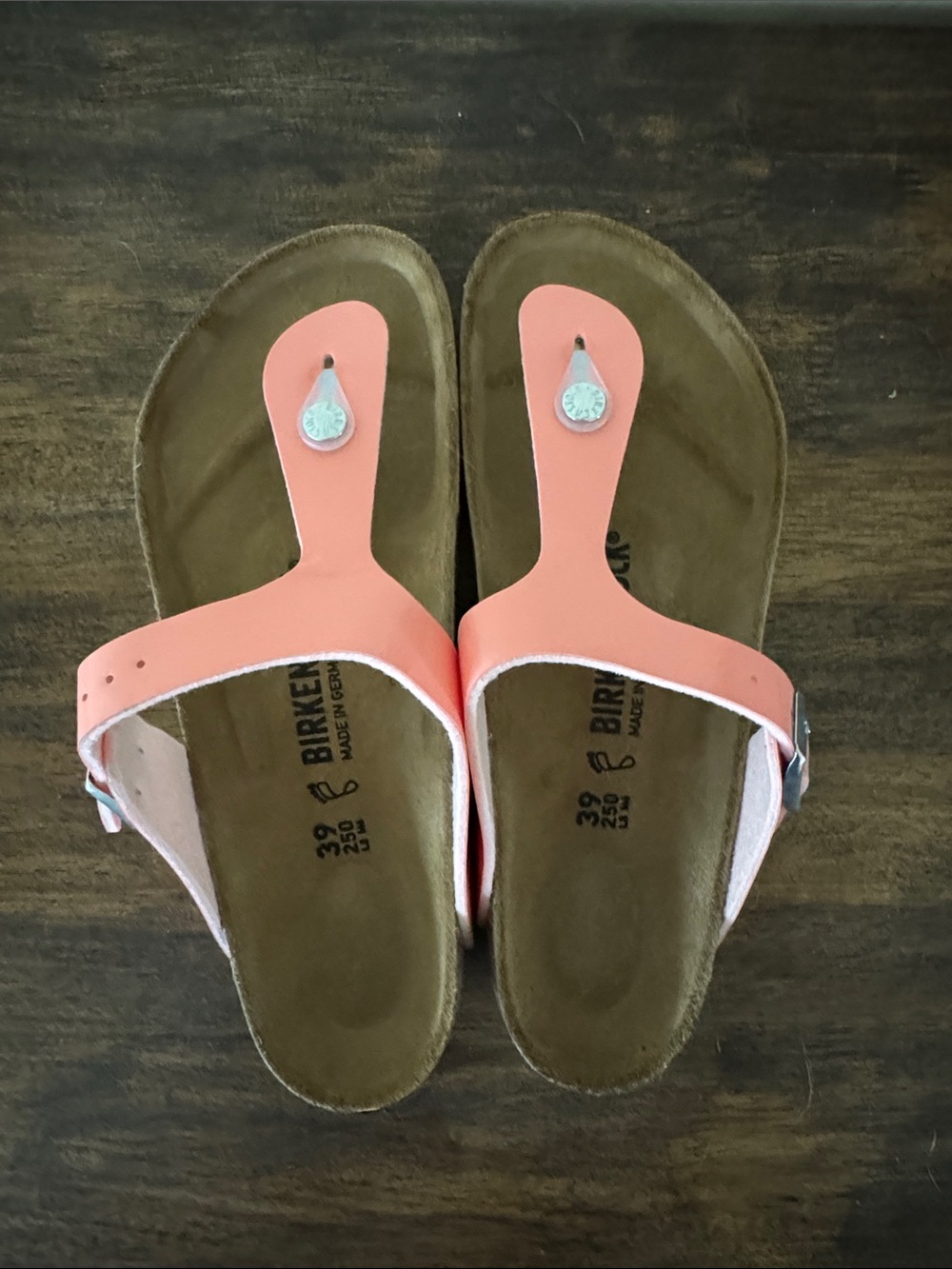 Birkenstock Gizeh Sandals in Coral